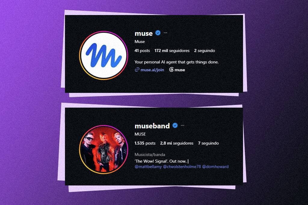 Meta rouba nome de usuário da banda Muse para a sua nova ferramenta de IA